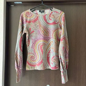 ETRO 페이즐리 무늬 긴팔 셔츠 사이즈 40