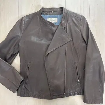 BALLSEY 다크 브라운 양가죽 자켓 38