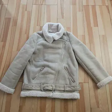 ZARA 스웨이드 보아 라이더 자켓 M 사이즈