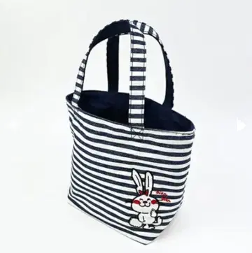 [ 즉시 구매 ] 미즈모리 아도 런치 토트 백 리버서블 아도짱 네이비