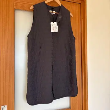 르 글라지크 그레이 퀼팅 베스트 사이즈 36