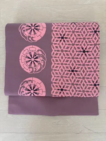 순수 실크 나고야 오비 9촌 나고야 오비 나고야 제법 겐지차