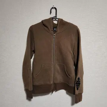 세션 브라운 후드 부착 후드티