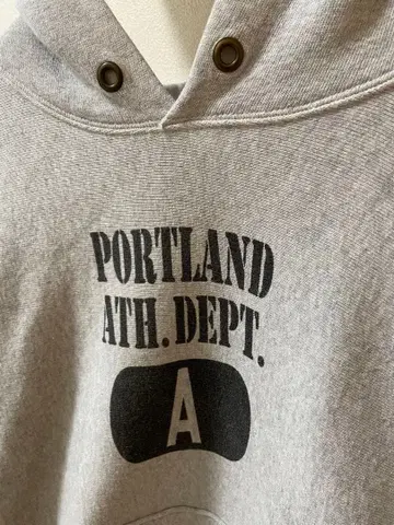 챔피언 그레이 후드티 리버스 위브