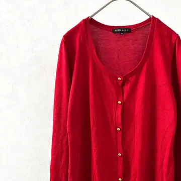 MISCH MASCH 가디건 니트 크루넥 심플 겉옷