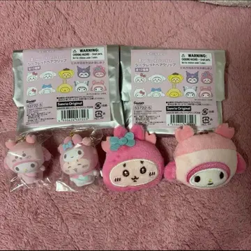 산리오 치이카와 (먼작귀) 마이멜로디 카니짱 키링 헤어 클립