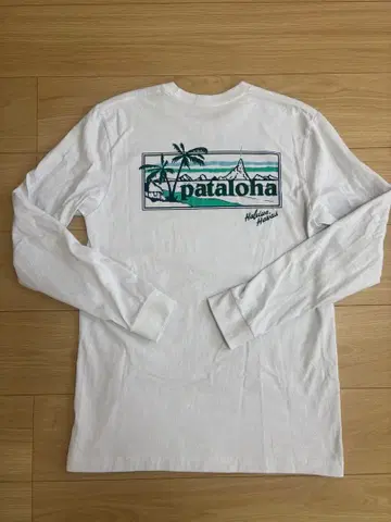 파타고니아 파타알로하 긴팔 티셔츠 화이트