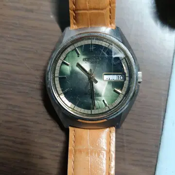 세이코 자동 와인딩 시계 그린/골드 3개 세트