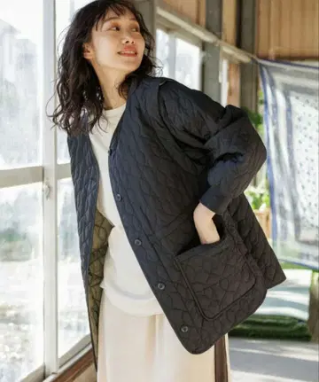 니코앤드 리버서블 퀼트 자켓 M