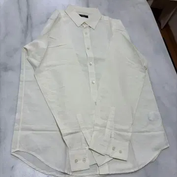 Theory 아이보리 긴팔 셔츠