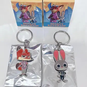 디즈니 스토어 시크릿 키링 주디 닉 주토피아2