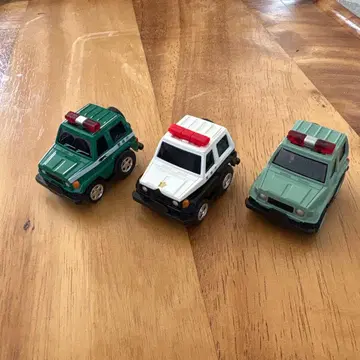 랜드크루저 70 순찰차 등 미니카 3대 세트