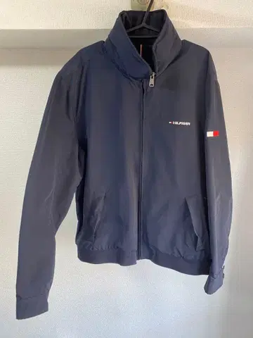 TOMMY HILFIGER 네이비 나일론 자켓