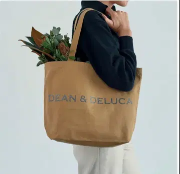 [ 새상품 ] DEAN & DELUCA 차리티 토트 카페오레 L