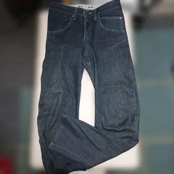 EDWIN 다크 데님 S 사이즈 배트 포켓