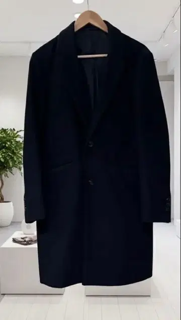 어반 리서치 체스터 코트 다크 네이비