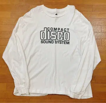 ISNESS MUSIC CD 롱티 화이트 프리 사이즈 XL 패러디