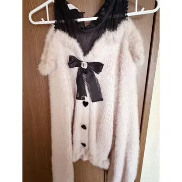 LIZLISA 리즈리사 레이어드 스타일 어깨 트임 니트