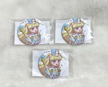 아이돌타임 프리파라 마루쿠지 스에요시 캔뱃지 유메카와 유이 3개