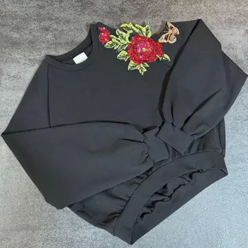 Ameri VINTAGE 아메리빈티지 플라워 패치 맨투맨