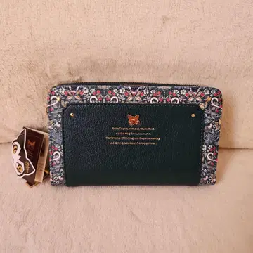 [컨디션 최상] 베베야단 꽃무늬 접이식 지갑 합성 피혁제