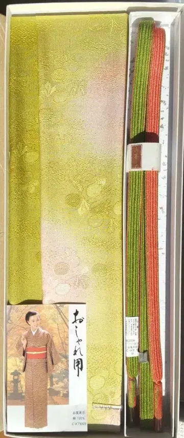 실크 오비 장식 천 허리띠 세트