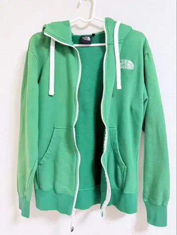 THE NORTH FACE 그린 풀 집업 후드티
