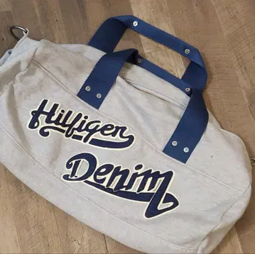 [ TOMMY HILFIGER 데님 ] 보스턴 스포츠 백 레어판 귀중
