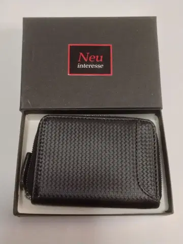 Neu interesse 코인 케이스 동전 지갑 블랙