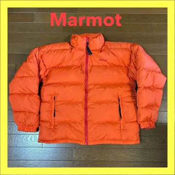 [미사용] Marmot 다운 자켓 오렌지 L 사이즈