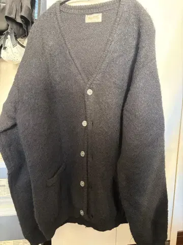 [ Backers ] 모헤어 가디건 블랙