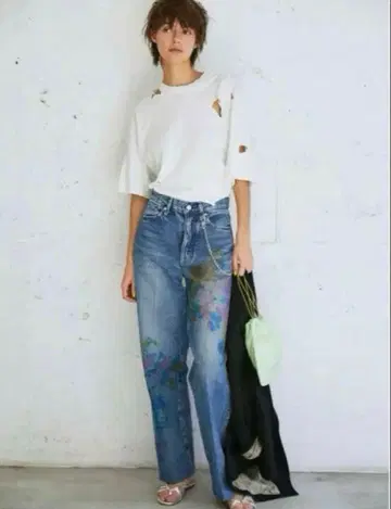 완판 론 헤르만 타나카 TANAKA 플라워 데님