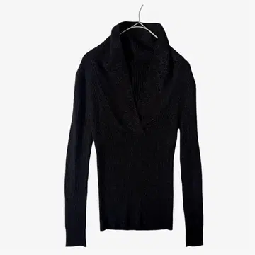 23구 리브 긴팔 니트 M 사이즈 깔끔한 얇은 소재 오피스 캐주얼