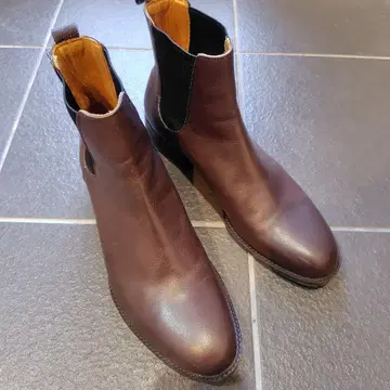 BEAUTY & YOUTH 가죽 사이드 고어 부츠 27cm