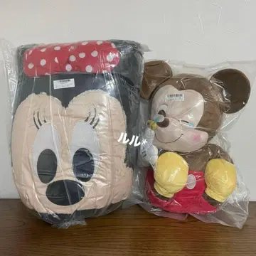 새상품 Disney 디즈니 미키 미니 봉제 인형 쿠션 2개