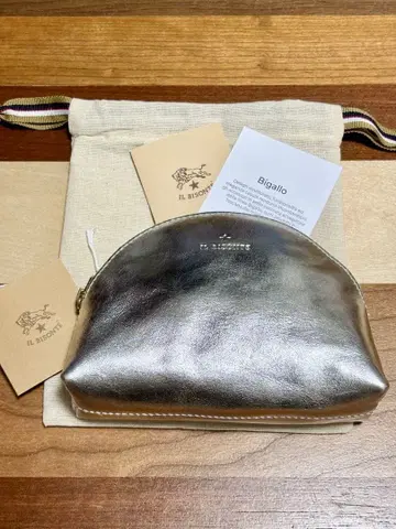 [ 미사용 새상품 ] 일비종떼 파우치 CASE BIGALLO silver