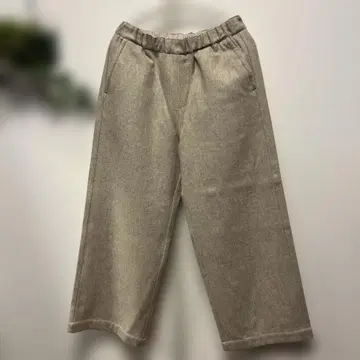 베이지 와이드 팬츠