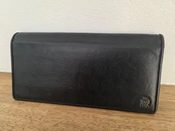 dunhill 블랙 가죽 장지갑