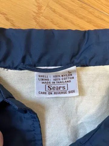 Sears 네이비 나일론 자켓 80's