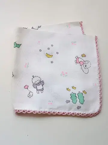 타이니포엠 TinyPoem 바람의 아이 삿짱 거즈 손수건 1976년