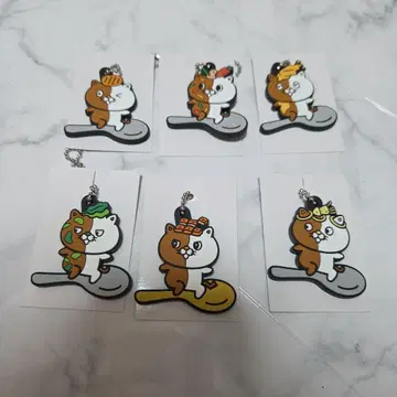 CoCo 이치 고양이 이치 러버 스트랩 6종