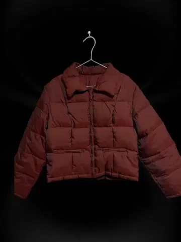 짧은 기장 다운 자켓