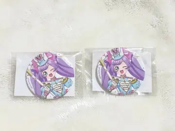 아이돌 타임 프리파라 마루쿠지 스에요시 캔뱃지 마나카 라라 2점