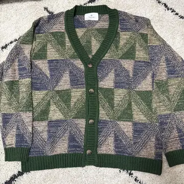 Sonny Label 기하학 패턴 니트 가디건