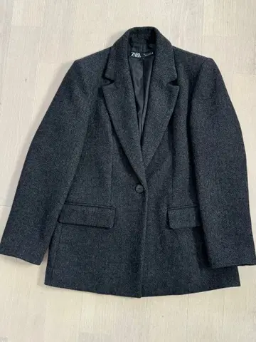 ZARA 그레이 테일러드 자켓
