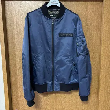 백 채널 MA-1 자켓 네이비 M