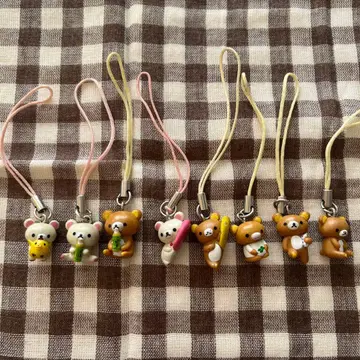 리락쿠마 스트랩 8개 오~이오차 이토엔