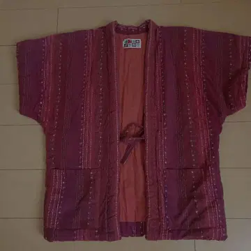 미야타 직물 여성용 한텐 반팔