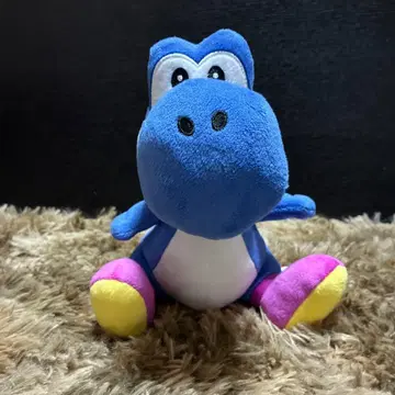 슈퍼 마리오 파랑 요시 봉제 인형 S 18cm