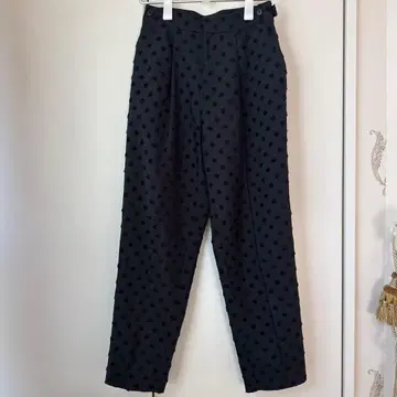 OHGA DOT PANTS BLACK M 사이즈